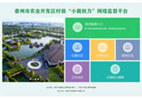 泰州市農業(yè)開發(fā)區(qū)村級“小微權力”網絡監(jiān)督平臺